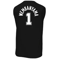 Men's Profile Victor Wembanyama Black San Antonio Spurs Big & Tall Player Muscle Tank