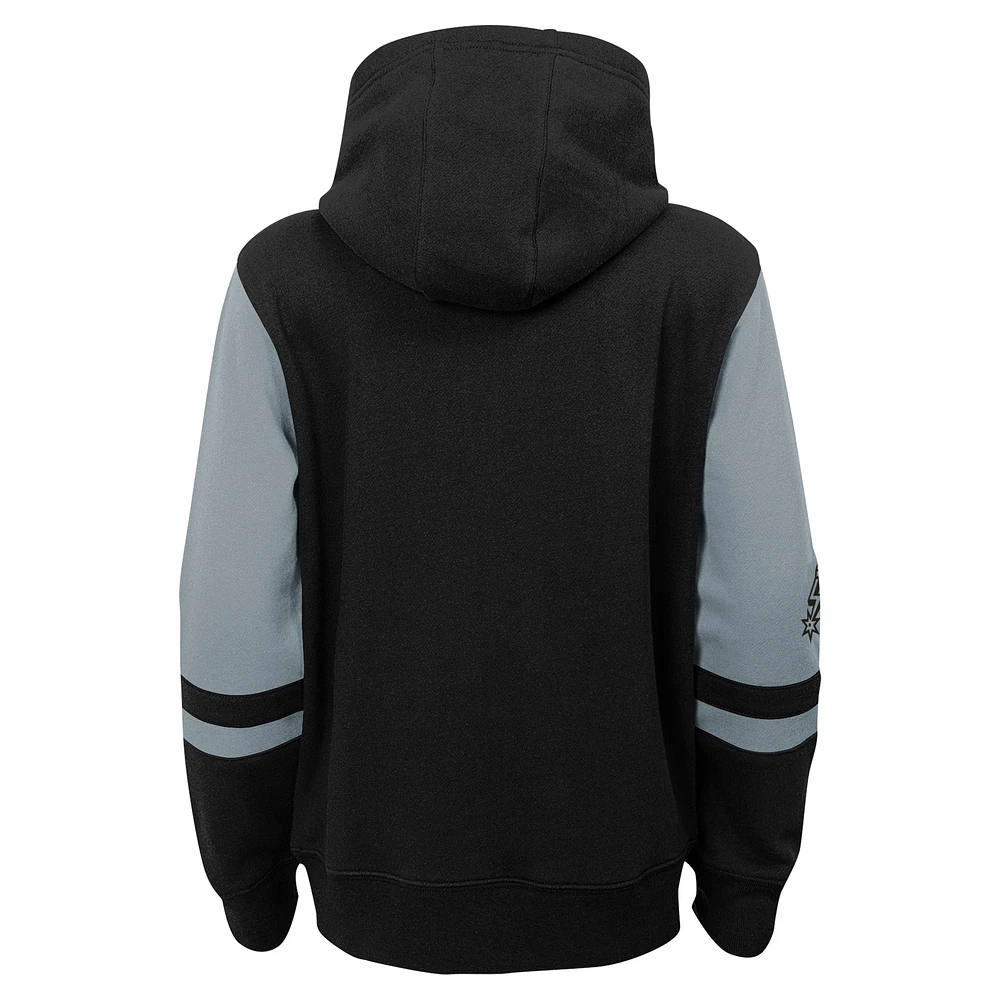 Preschool Black San Antonio Spurs Straight To The League Full-Zip Hoodie