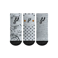 Toddler Rock Em Socks San Antonio Spurs #1 Fan 3-Pack Crew Socks Set