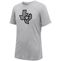 Unisex Stadium Essentials Gray San Antonio Spurs Primary Logo T-Shirt