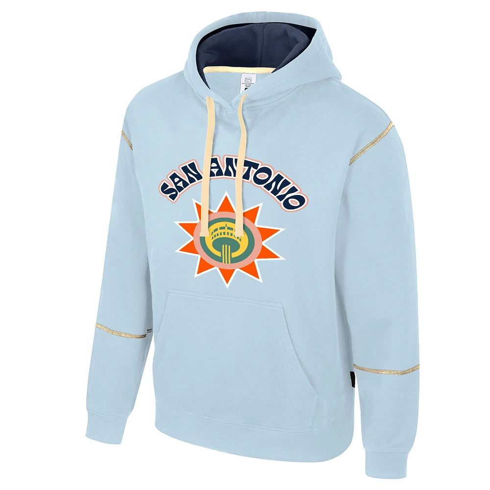Sweat à capuche unisexe Stadium Essentials bleu clair San Antonio Spurs 2024/25 City Edition Monument