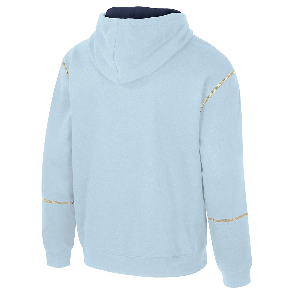 Sweat à capuche unisexe Stadium Essentials bleu clair San Antonio Spurs 2024/25 City Edition Monument