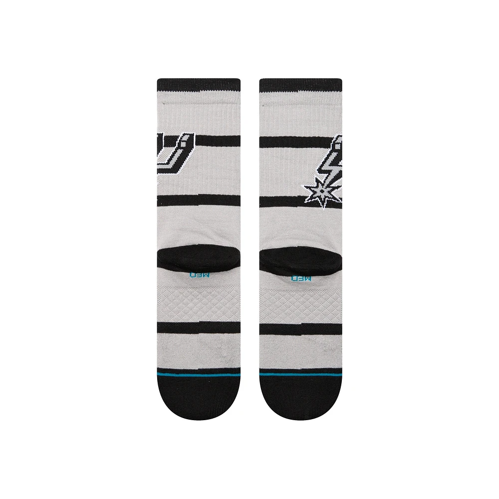 Unisex  Stance San Antonio Spurs Prep Stripe Crew Sock