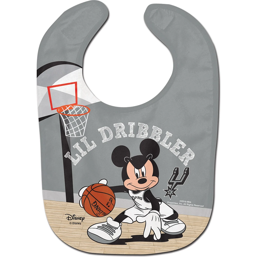 WinCraft San Antonio Spurs Disney Mickey All Pro Baby Bib