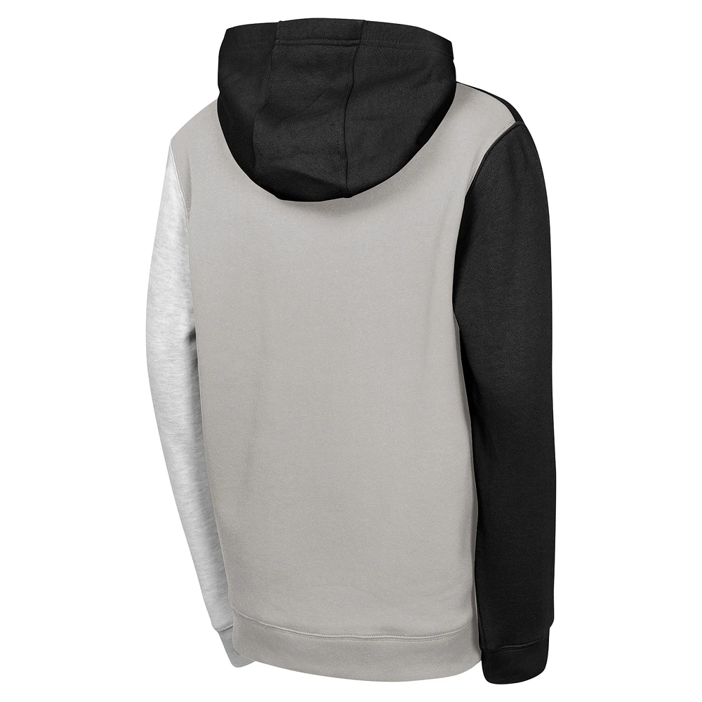 Youth  Black San Antonio Spurs Splash Pullover Hoodie