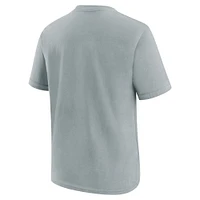 Youth Jordan Brand Silver San Antonio Spurs Essential Jumpman Logo T-Shirt