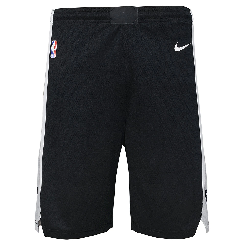 Youth Nike Black San Antonio Spurs Swingman Performance Shorts – Icon Edition