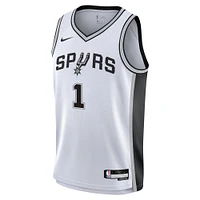 Youth Nike Victor Wembanyama White San Antonio Spurs Swingman Jersey - Association Edition
