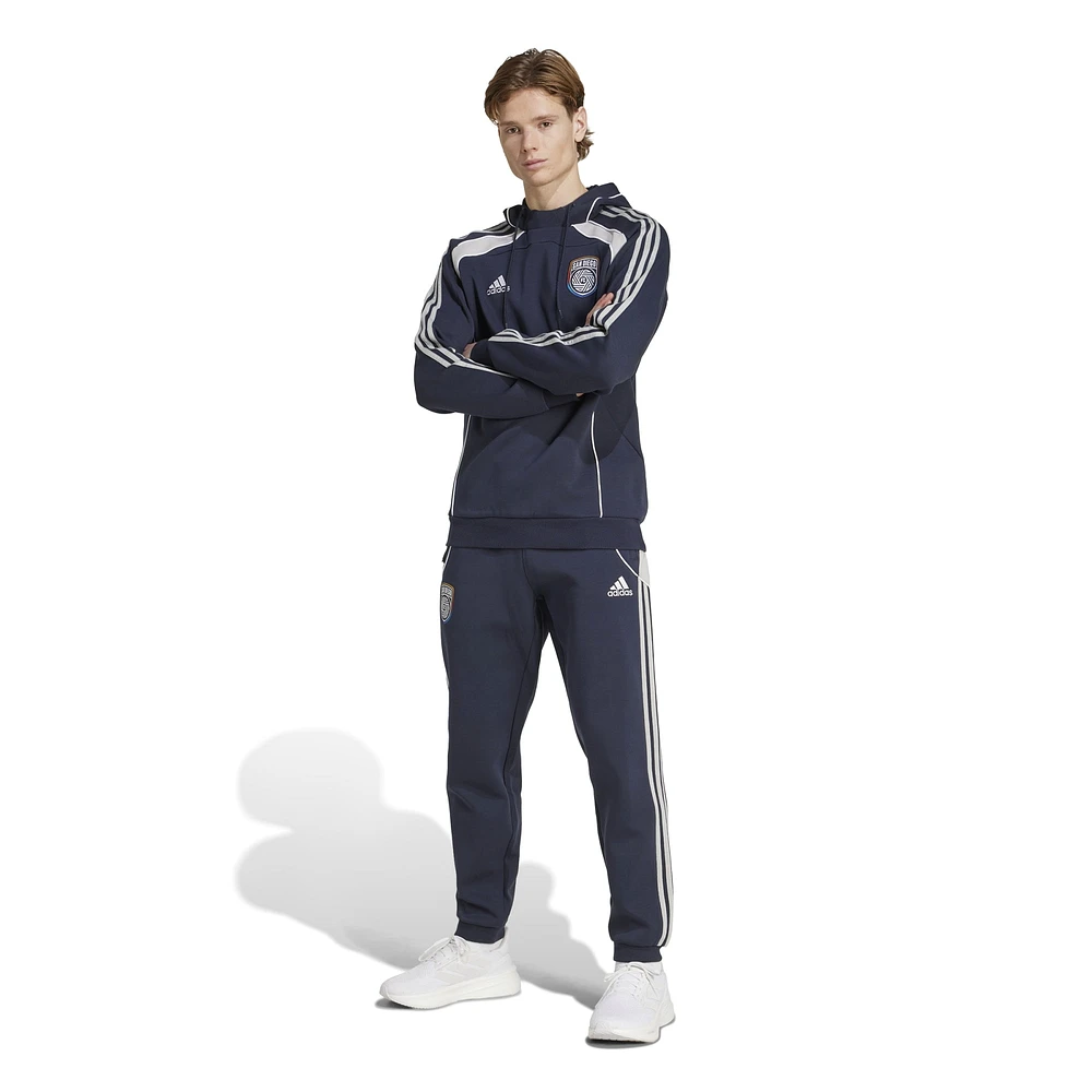 Men's adidas Navy San Diego FC 2025 Travel Pullover Hoodie