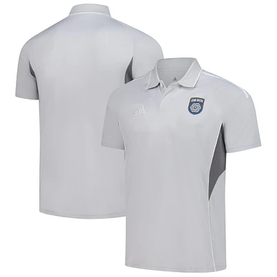 Polo d'entraînement adidas Silver San Diego FC 2025 pour homme