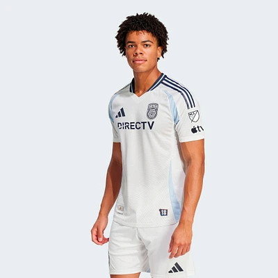 Men's adidas White San Diego FC 2025 Woven Into One Authentic Jersey