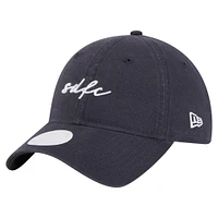 Women's New Era  Navy San Diego FC Script 9TWENTY Adjustable Hat