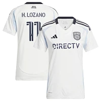 Women's adidas Hirving Lozano White  2025 Woven Into One Replica Player Jersey