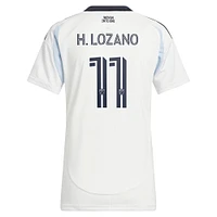 Women's adidas Hirving Lozano White  2025 Woven Into One Replica Player Jersey