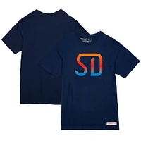 Women's Mitchell & Ness  Navy San Diego FC Monogram T-Shirt