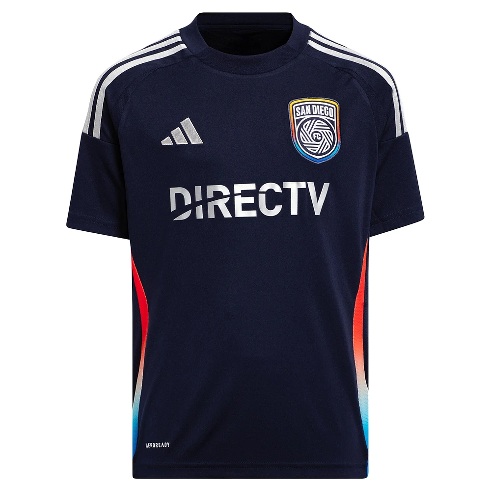 Maillot réplique adidas bleu marine San Diego FC 2025 State of Flow pour jeunes