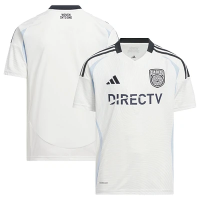 maillot réplique tissé en un seul adidas blanc San Diego FC 2025 pour jeunes