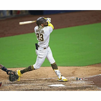 Photographie non signée d'un coup de circuit des Padres San Diego Fernando Tatis Jr.