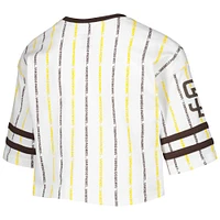 T-shirt rayé San Diego Padres Ball blanc pour jeune fille