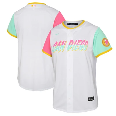 Maillot Nike blanc San Diego Padres City Connect Replica pour enfant