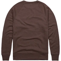 Men's Homage  Brown San Diego Padres Retro Tri-Blend Pullover Sweatshirt