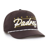 Men's '47  Brown San Diego Padres Condor Hitch Adjustable Hat
