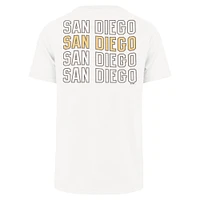 Men's '47 Cream San Diego Padres Hang Back Franklin T-Shirt