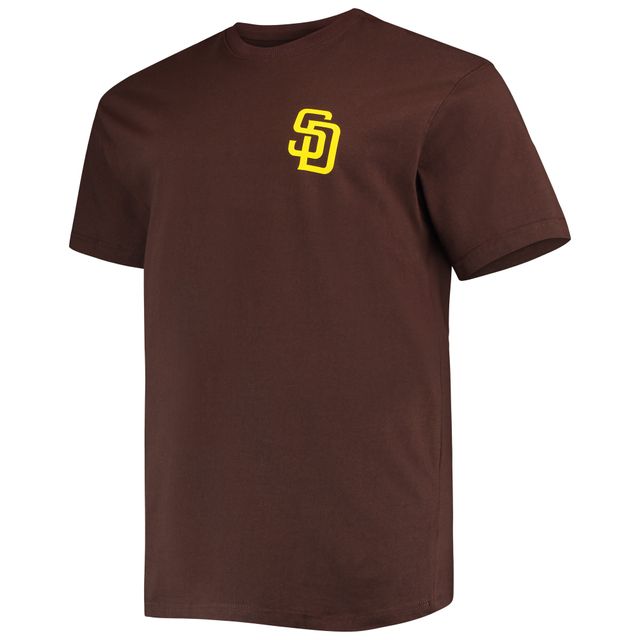 T-shirt pour homme marron San Diego Padres Big & Tall Father's Day #1 Dad