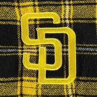 Men's Concepts Sport Black/Gold San Diego Padres Ledger Flannel Boxers
