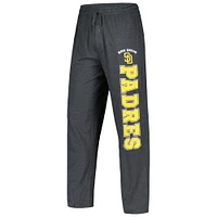 Men's Concepts Sport Charcoal/Brown San Diego Padres Meter T-Shirt & Pants Sleep Set