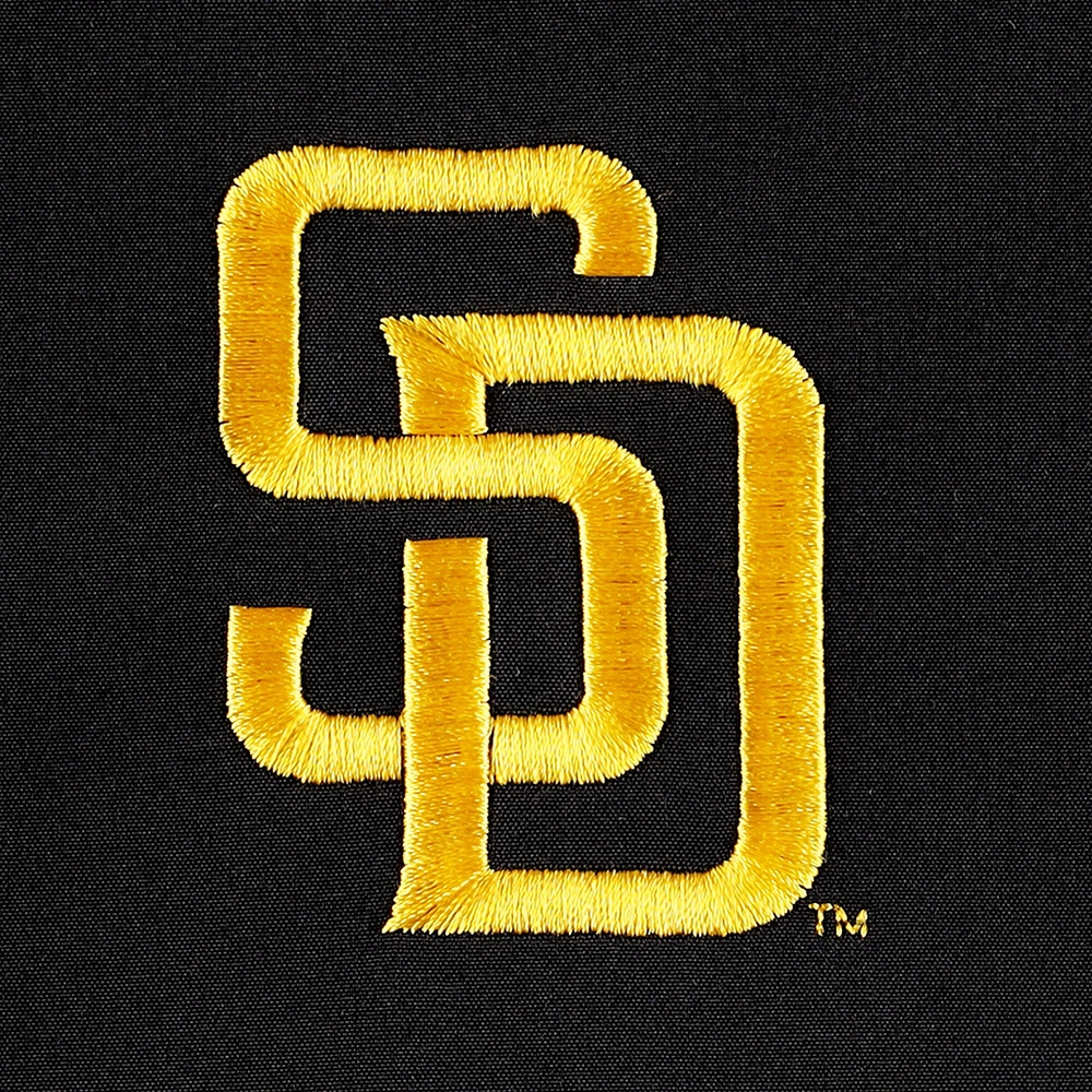 Veste Dunbrooke Homme Noir/Gris Chiné San Diego Padres Alpha Full-Zip