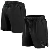 Men's Fanatics Black San Diego Padres Front Office Micro Tonal Shorts