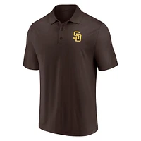 Men's Fanatics Brown/White San Diego Padres Polo Combo Set