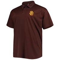 Men's Fanatics Brown San Diego Padres Big & Tall Solid Birdseye Polo