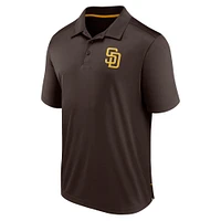 Men's Fanatics  Brown San Diego Padres Fitted Polo