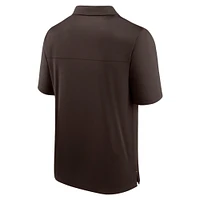 Men's Fanatics  Brown San Diego Padres Fitted Polo