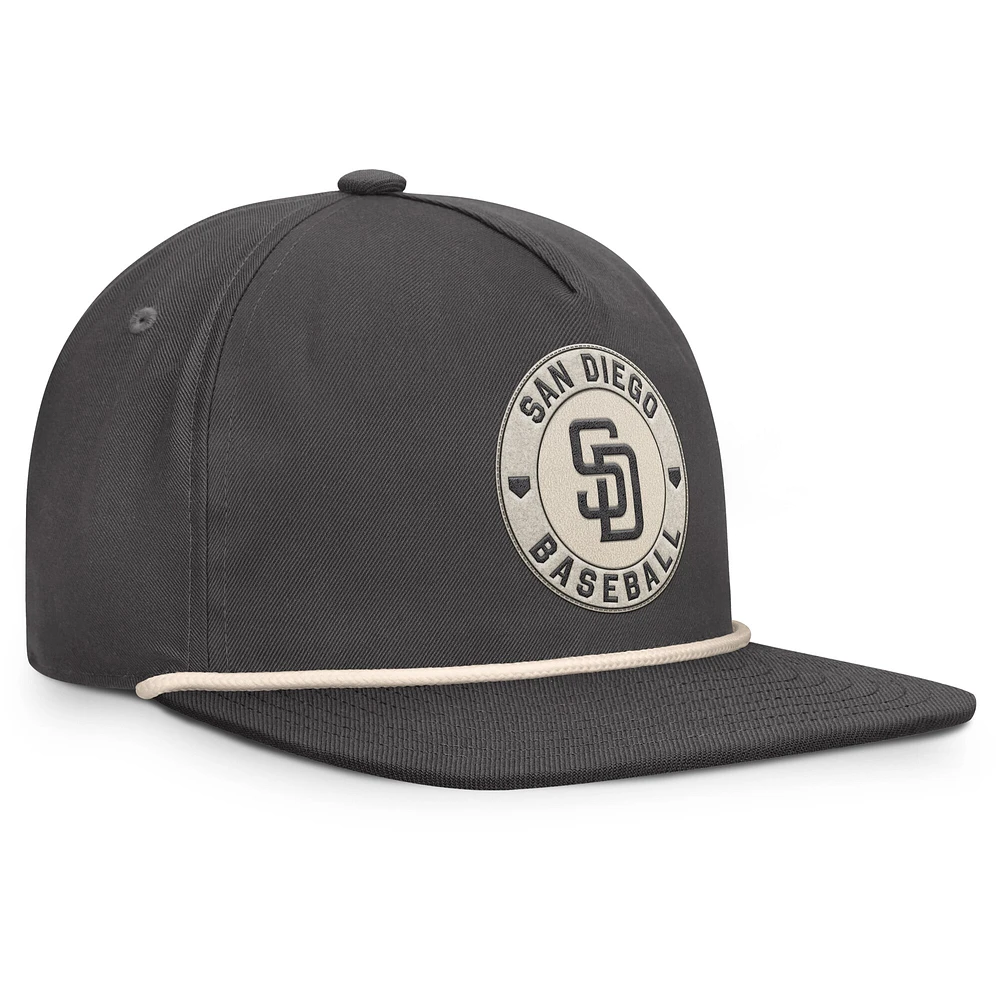 Casquette ajustable Fanatics pour homme, charbon de bois, San Diego Padres Closer