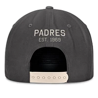 Casquette ajustable Fanatics pour homme, charbon de bois, San Diego Padres Closer