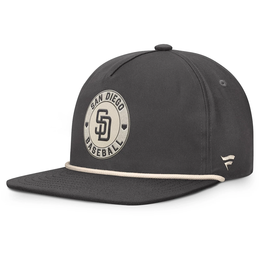 Casquette ajustable Fanatics pour homme, charbon de bois, San Diego Padres Closer