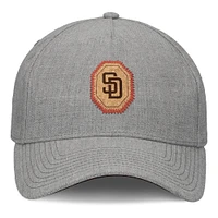 Men's Fanatics Gray San Diego Padres Signature Elements Cork Patch A-Frame Adjustable Hat