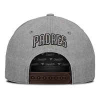 Men's Fanatics Gray San Diego Padres Signature Elements Cork Patch A-Frame Adjustable Hat