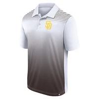 Men's Fanatics White/Brown San Diego Padres Sandlot Game Polo