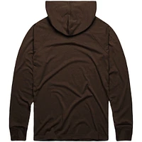 Men's Homage Brown San Diego Padres Lightweight Raglan Tri-Blend Pullover Hoodie
