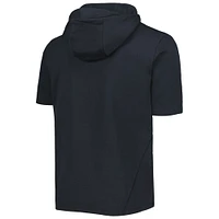 Men's Levelwear Black San Diego Padres Recruit Full-Zip Short Sleeve Hoodie