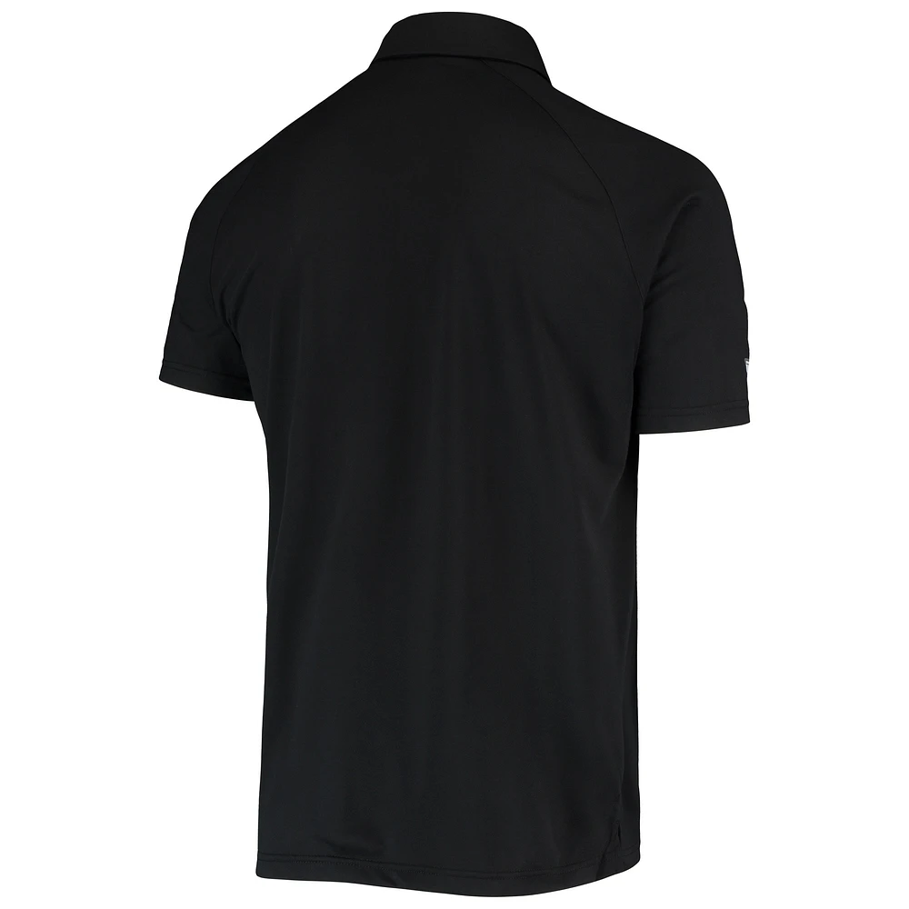 Men's Levelwear Black San Diego Padres Sector Raglan Polo