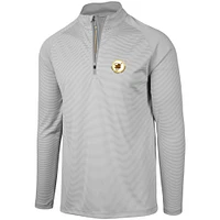 Men's Levelwear Gray San Diego Padres Cooperstown Collection Orion Raglan - Quarter-Zip Jacket