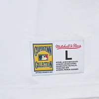 T-shirt blanc pour hommes Mitchell & Ness San Diego Padres Cooperstown Collection Player Legends Ringer