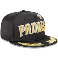 Men's New Era  Black San Diego Padres 2025 59FIFTY Day Gold Leaf Fitted Hat