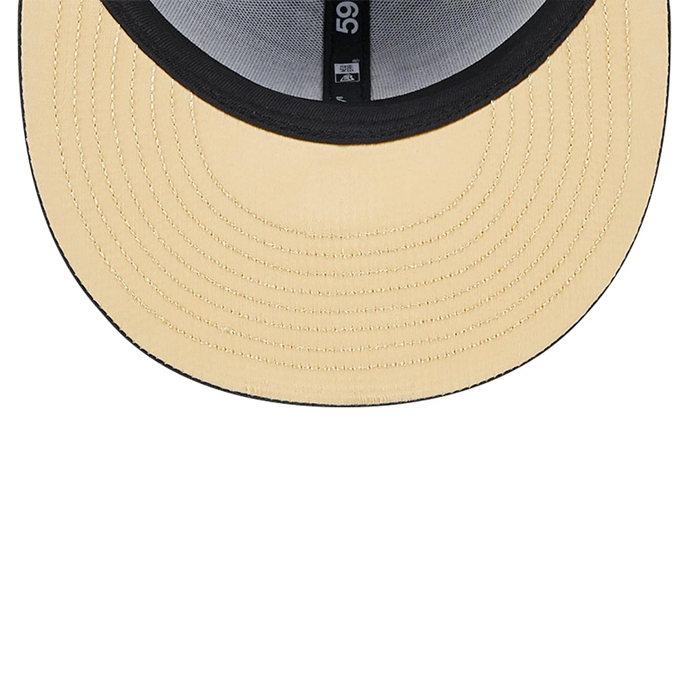 Men's New Era Black San Diego Padres 59FIFTY Day Allover Fitted Hat