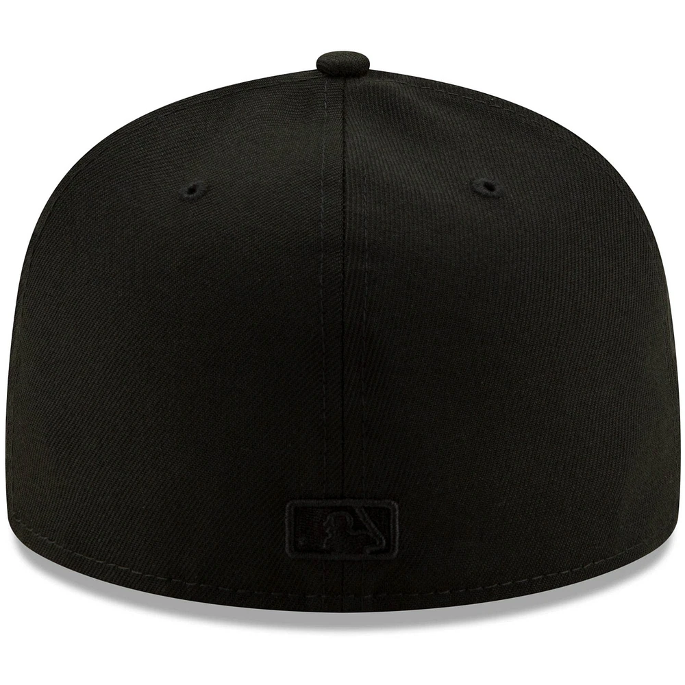 Men's New Era Black San Diego Padres on 59FIFTY Fitted Hat